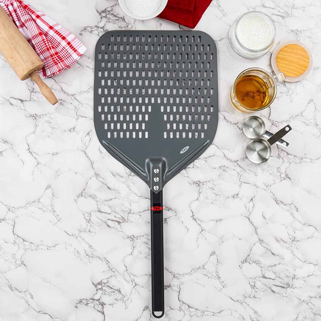 12" Perforated Pizza Peel | Black