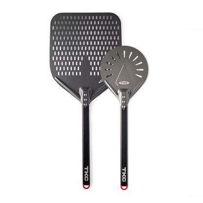 12" and 8" Perforated Pizza Peel | Bundle